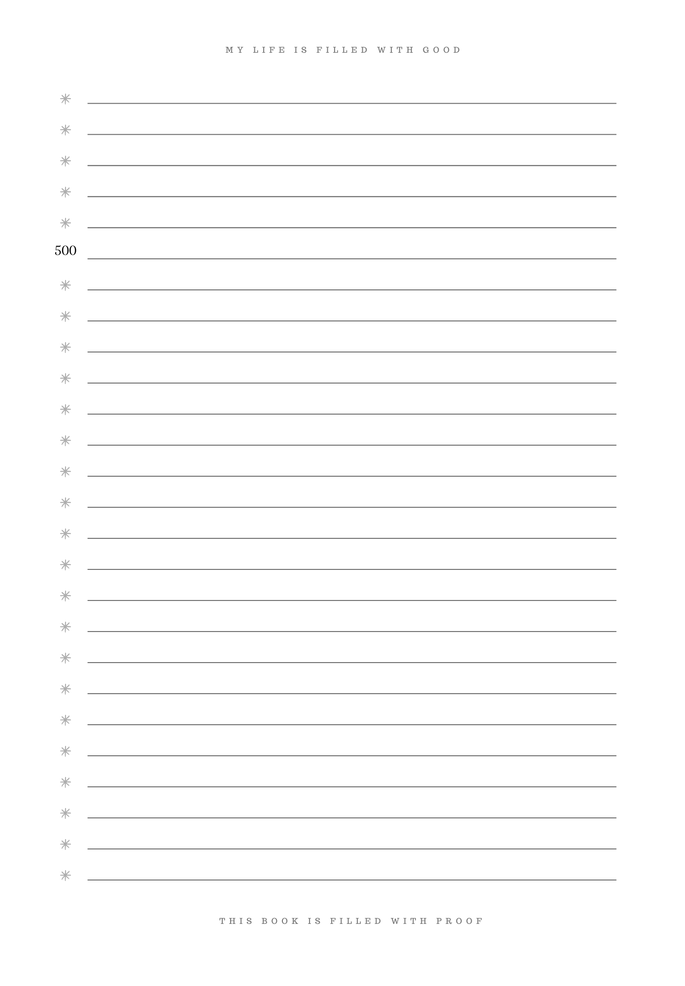 Proof of Good - Gratitude Journal