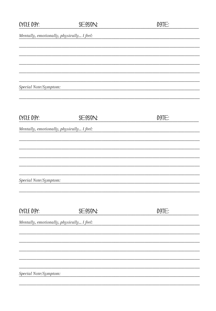 Internal Seasons Menstrual Bundle