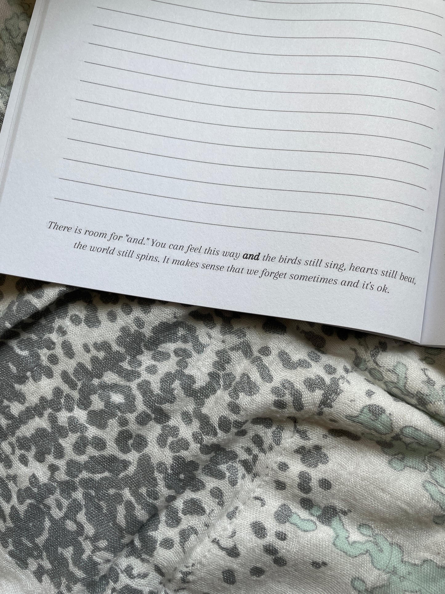 Holding Two Things at Once - an Anxiety Relief Journal