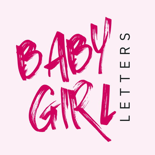 Baby Girl Letters - One Time